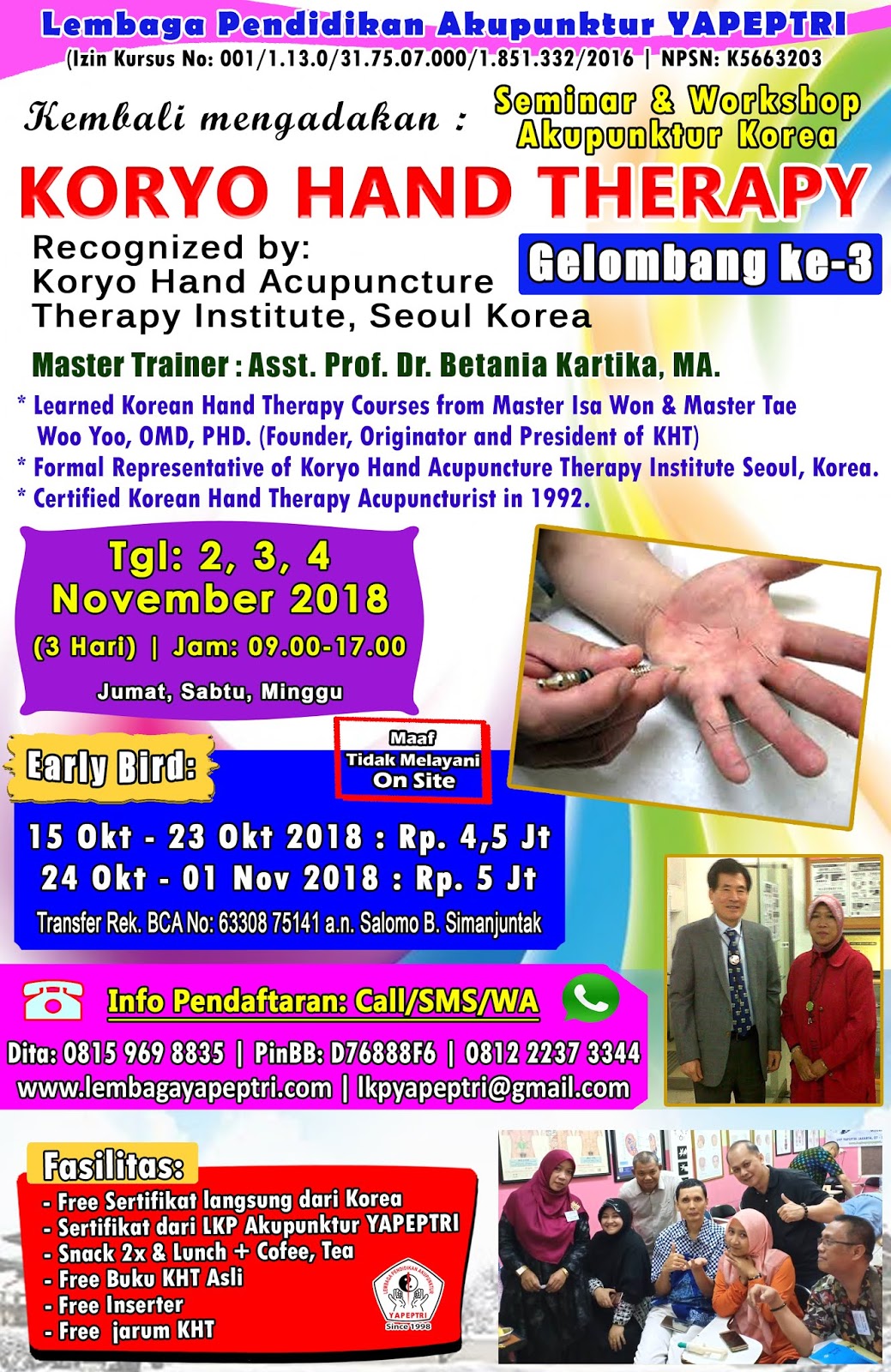 Belajar Akupuntur Untuk Meningkatkan Ilmu Akupunktur setiap Hari Rabu