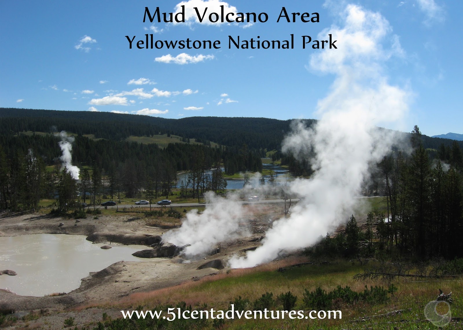 51 Cent Adventures: Mud Volcano Area - Yellowstone National Park