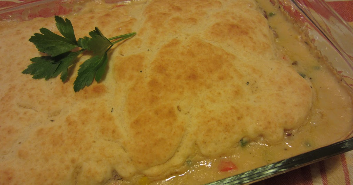 Easy Biscuit Topped Turkey Pot Pie Renee's Kitchen Adventures