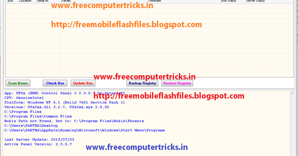 Ufs3 Panel 2.7.0.9