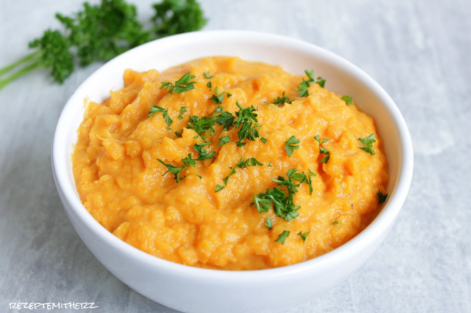Rezepte mit Herz: Süßkartoffel - Püree