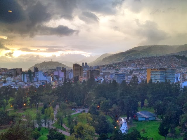 Quito City at Sunset Quito City at Sunset