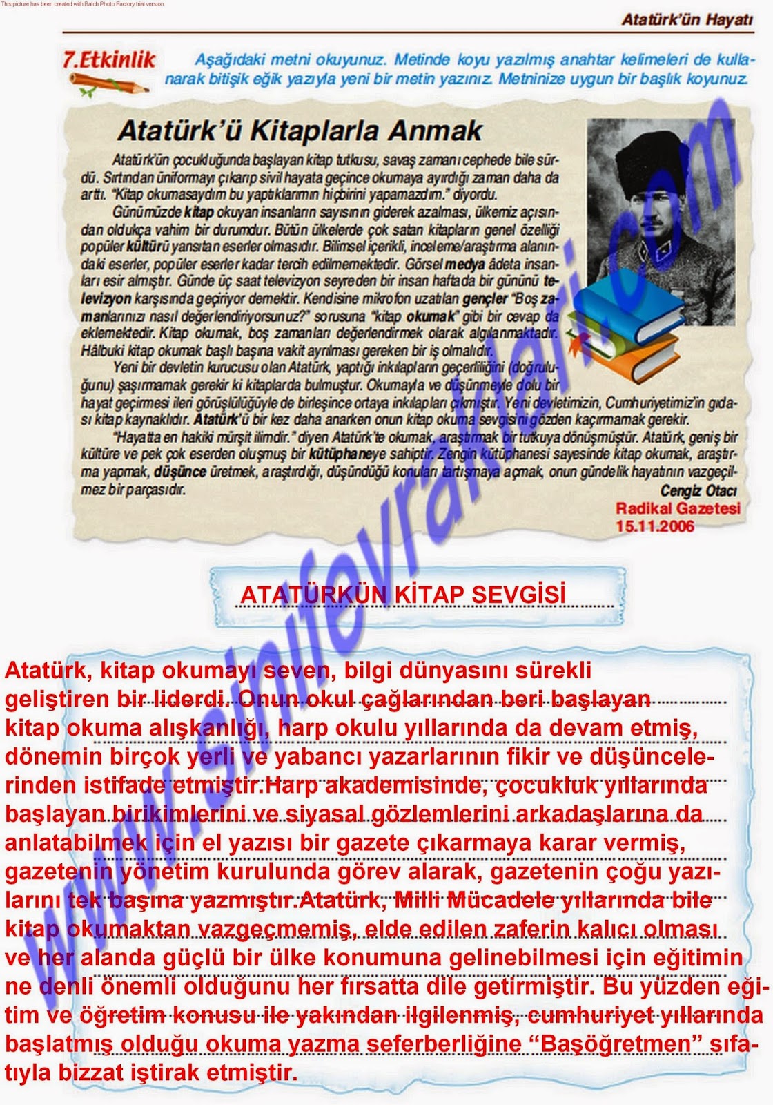 6. Sinif Türkçe Gizem Yayincilik Çalişma Kitabi Cevaplari Sayfa 45
