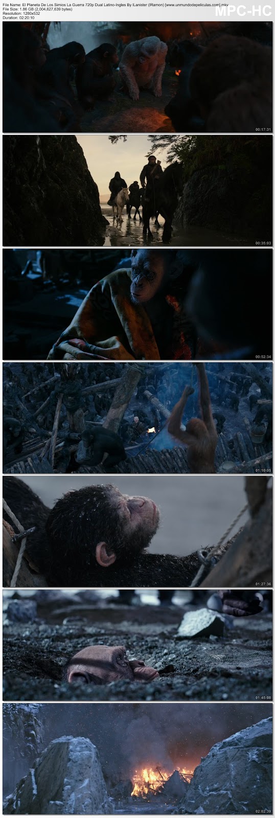 Capturas de la película.