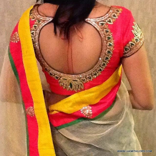 Lakmi Ladies Tailors: Wedding blouses works hand embroidery blouse works