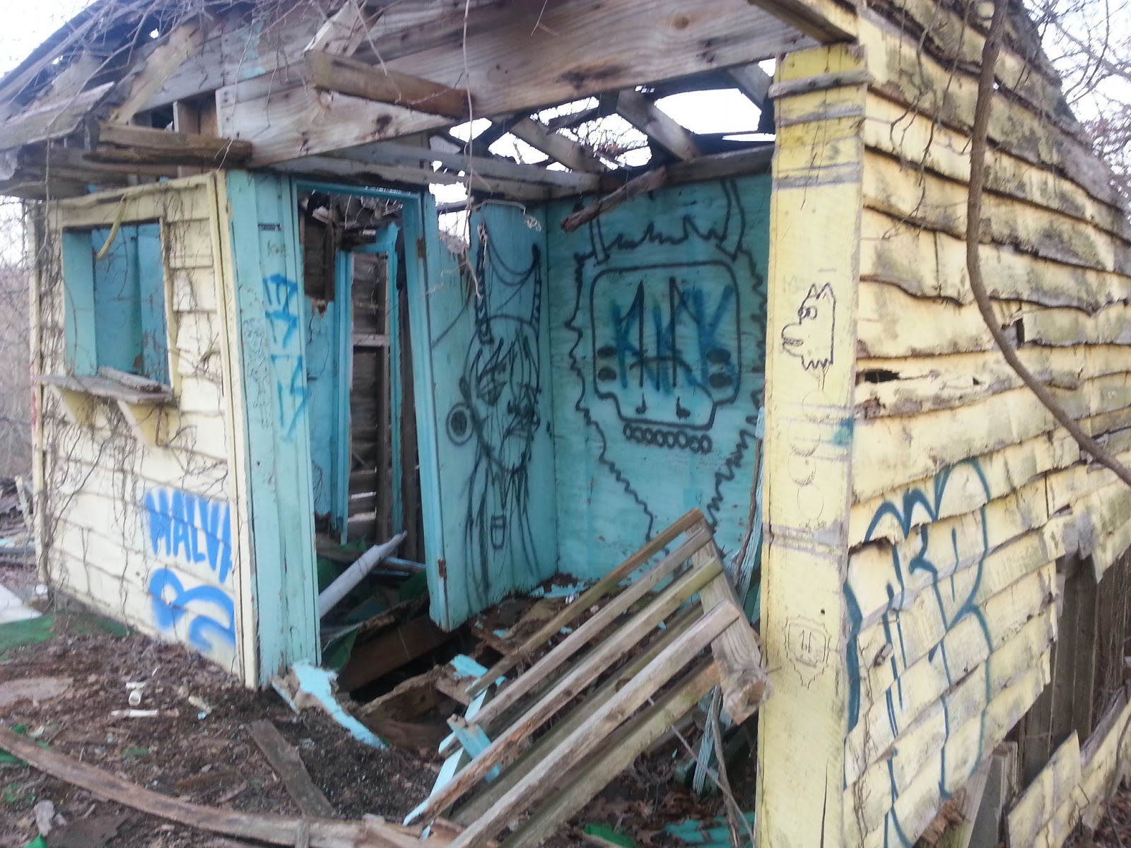 Eerie Indiana The abandoned Zoom Floom Waterpark Bloomington, Indiana