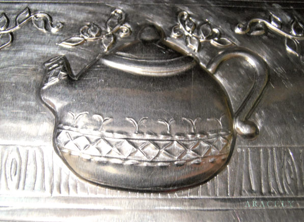 repujado aluminio tutorial porta filtrante