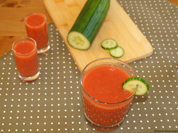 Receta Gazpacho andaluz receta tradicional HortoGourmet