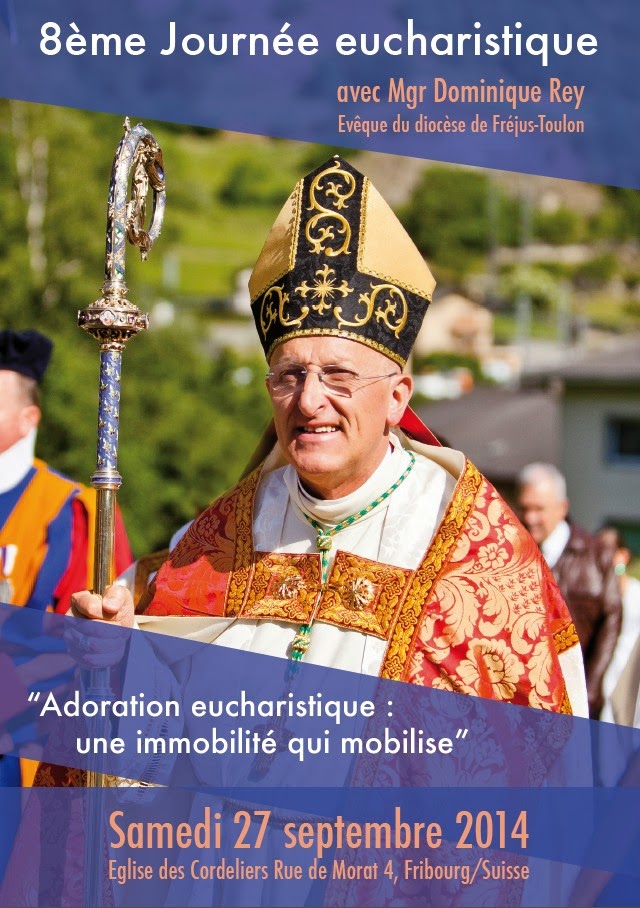 Invitation: Samedi 27 sept. Journée avec Mgr D. REY