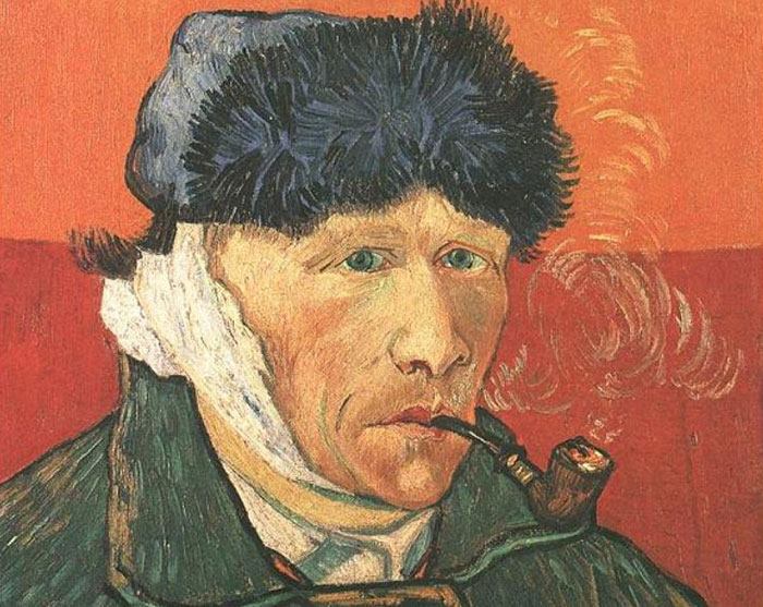Sirius Artes Auto Retrato com a Orelha Cortada Van Gogh
