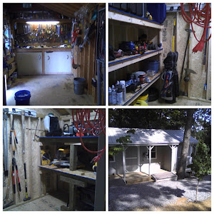 The tool shed is complete!