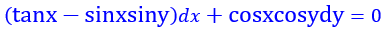 http://www.mathuniver.com/2018/07/314-exact-equation-tanx.html