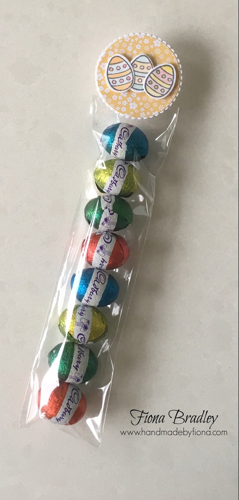 Easter Egg Cello Bags Handmade by Fiona