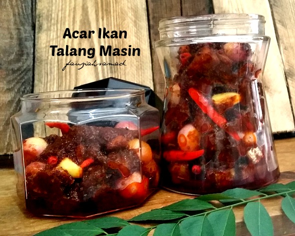 FauziahSamad.com: HARI PERTAMA PUASA PEKENA ACAR, KARI IKAN TALANG KERING MASIN