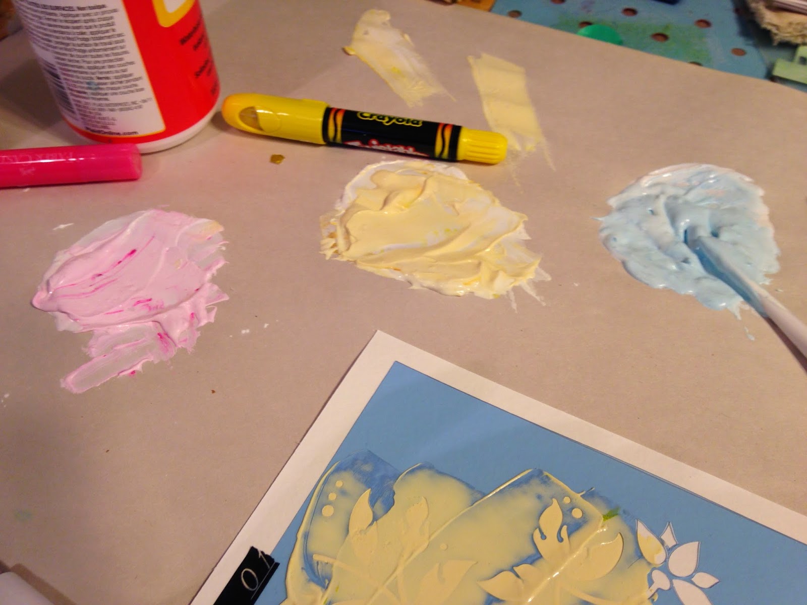 Of Sage and Sepia: DIY Modeling Paste Art Play