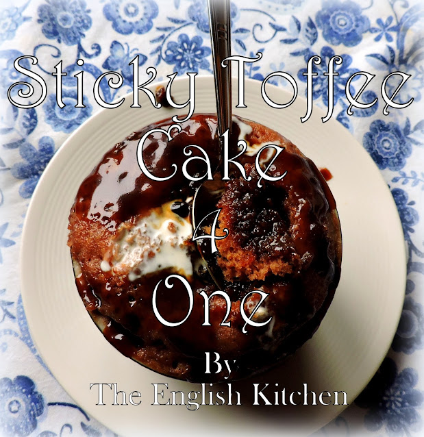 Sticky Toffee Pudding Cake for One