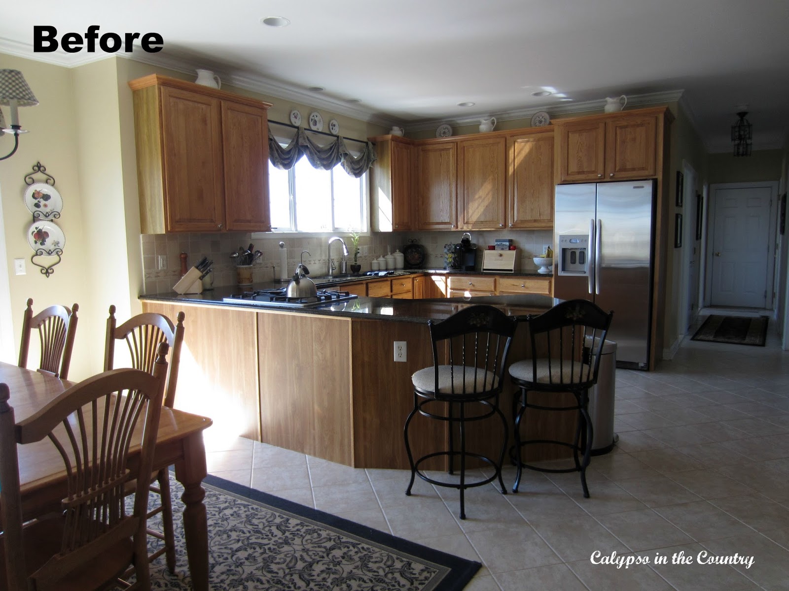 Oak Kitchen Before