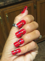 christmas lights nail manicure designs nails holiday festive custom season xmas marble water merry solutions fun holidays lovely paint mani