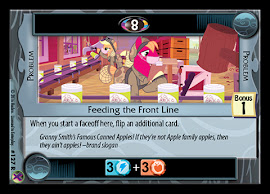 My Little Pony Feeding the Front Line Marks in Time CCG Card