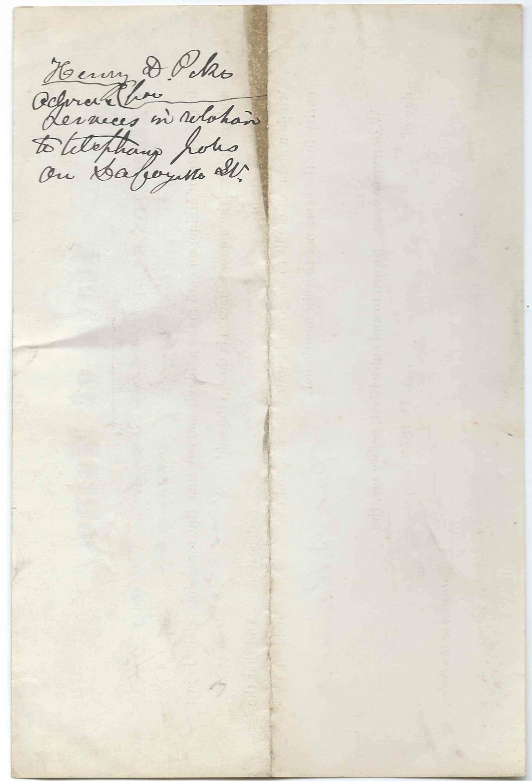 Heirlooms Reunited c1900 Calais, Maine, document mentioning Attorney