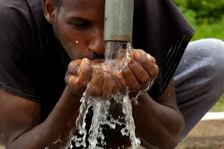 Due to a lack of water infrastructure in rural settlements, there may be a water pump or well in a village, but if it is not maintained, they quit working. It is not enough to build a well or water pump in African communities, they must be maintained or the water become useless to the community.