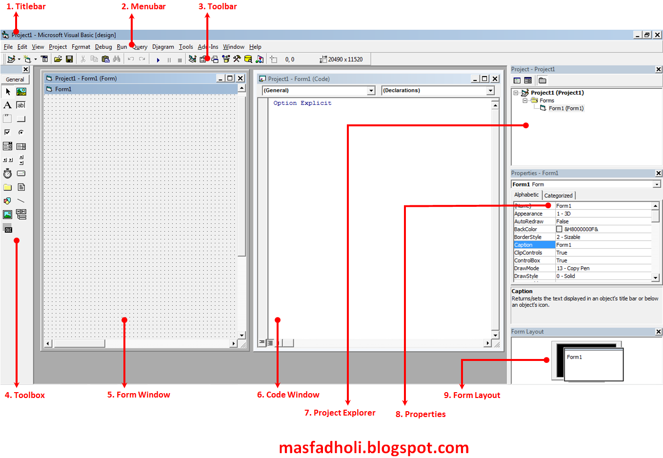 Belajar Visual Basic 6 0 Cara Koneksi Database Dengan Module Pada Vb 6 ...