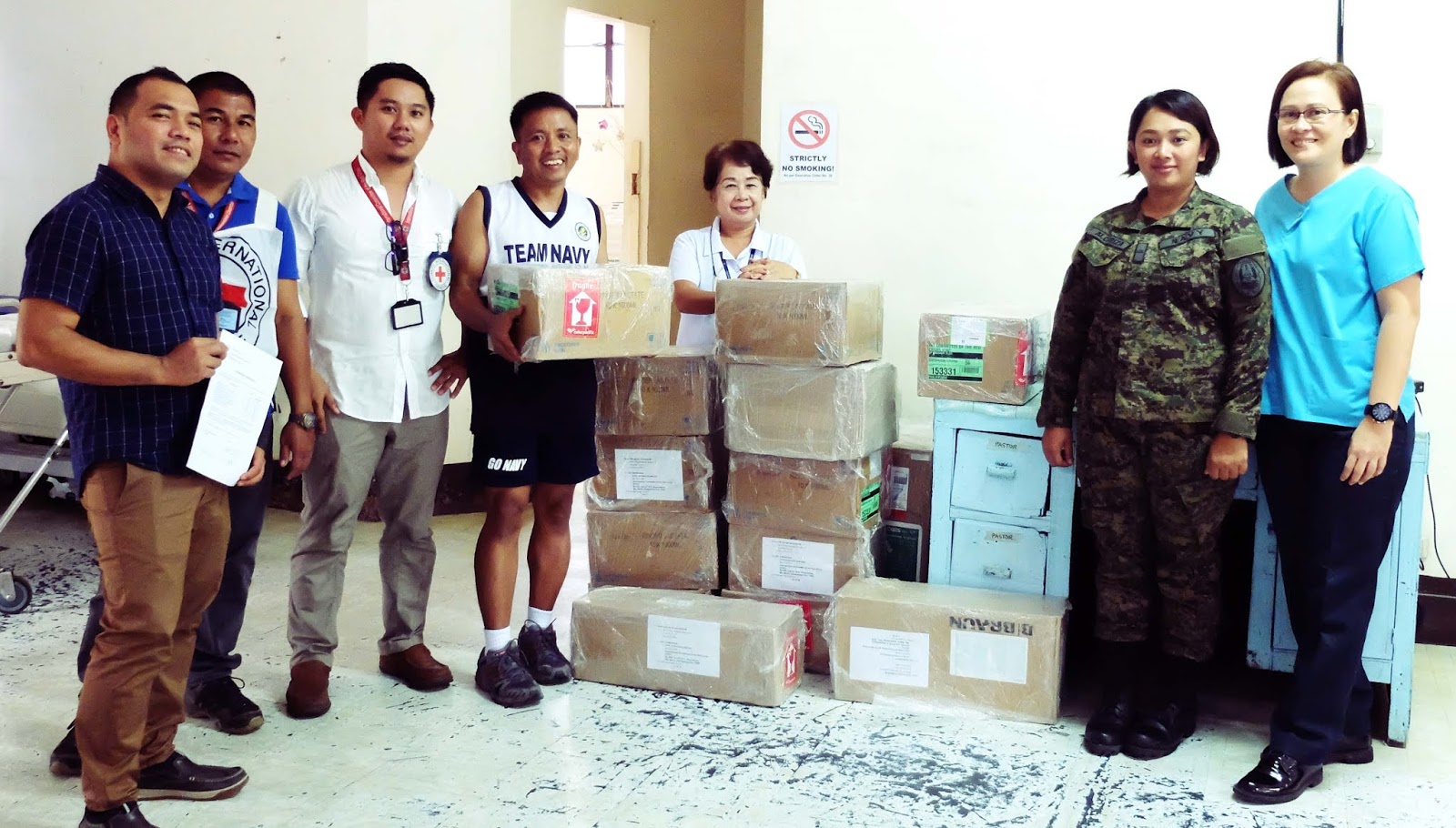 MINDANAO PAGADIAN FRONTLINE Medical supplies to treat wounded soldiers