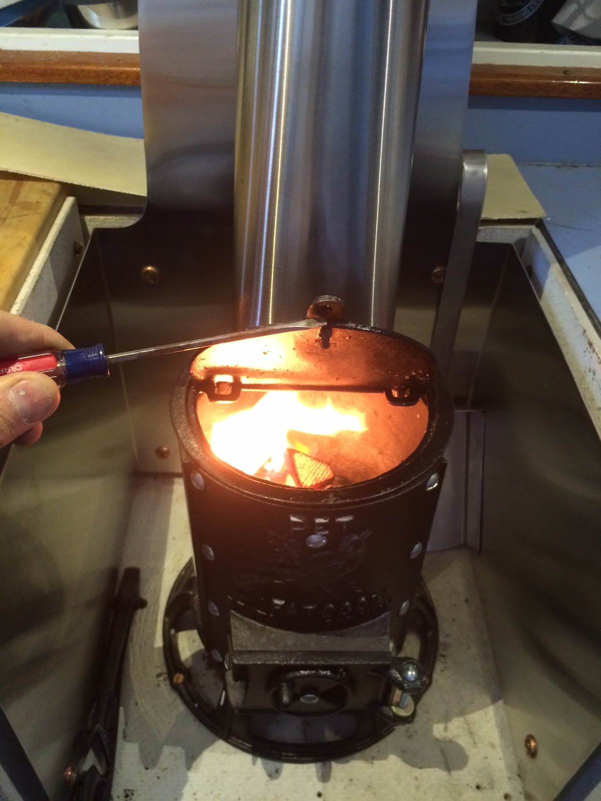 Installation Of A Wood Burning Stove