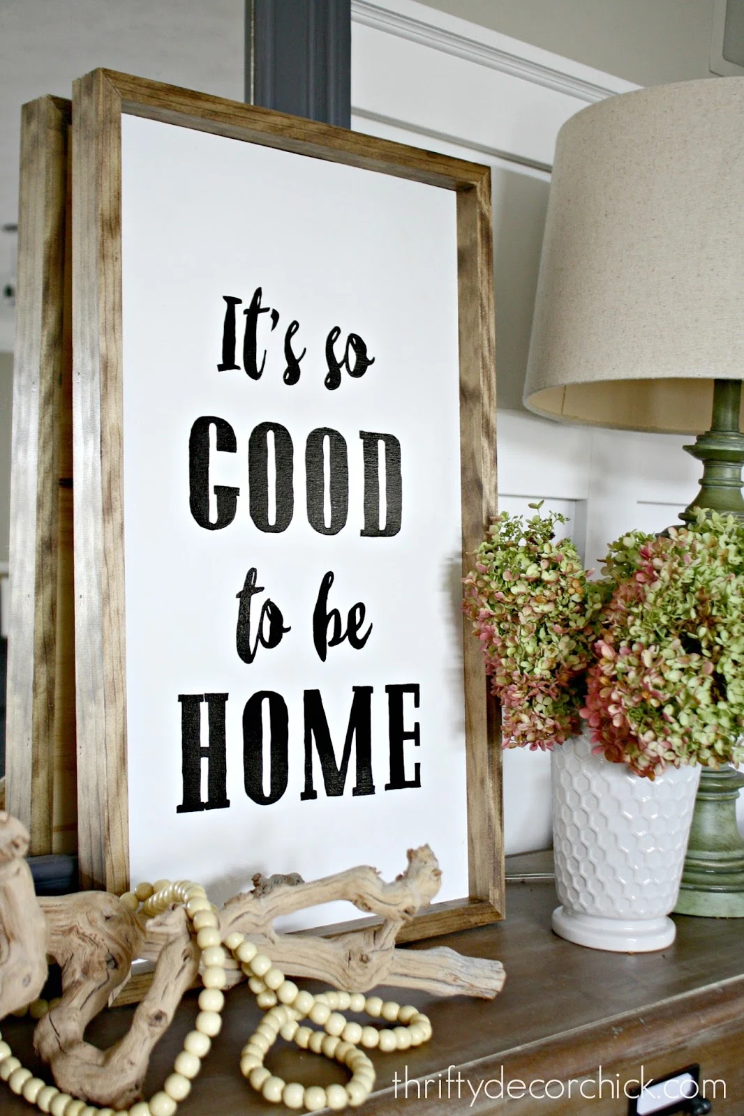 DIY it's good to be home sign