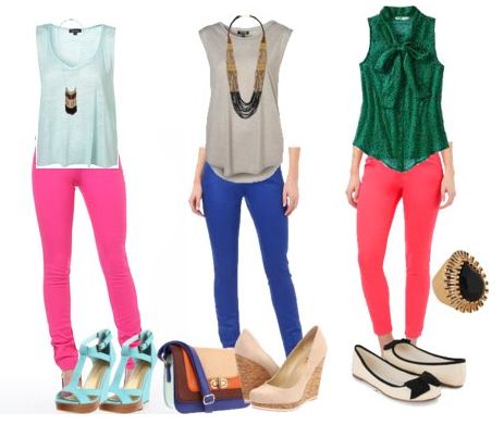 colored pants | Lilly Style