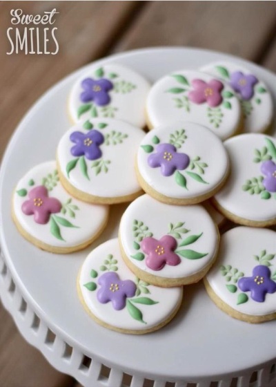 Garden Party Flower Cookies Garden Party Flower Cookies