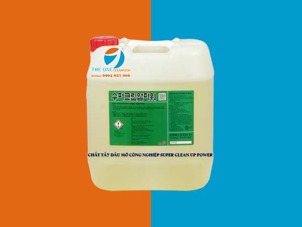 Hóa chất tẩy rửa dầu mỡ công nghiệp cực mạnh Super Clean Up Power hoa-chat-tay-rua-dau-mo-cong-nghiep-cuc-manh-Super-Clean-Up-Power