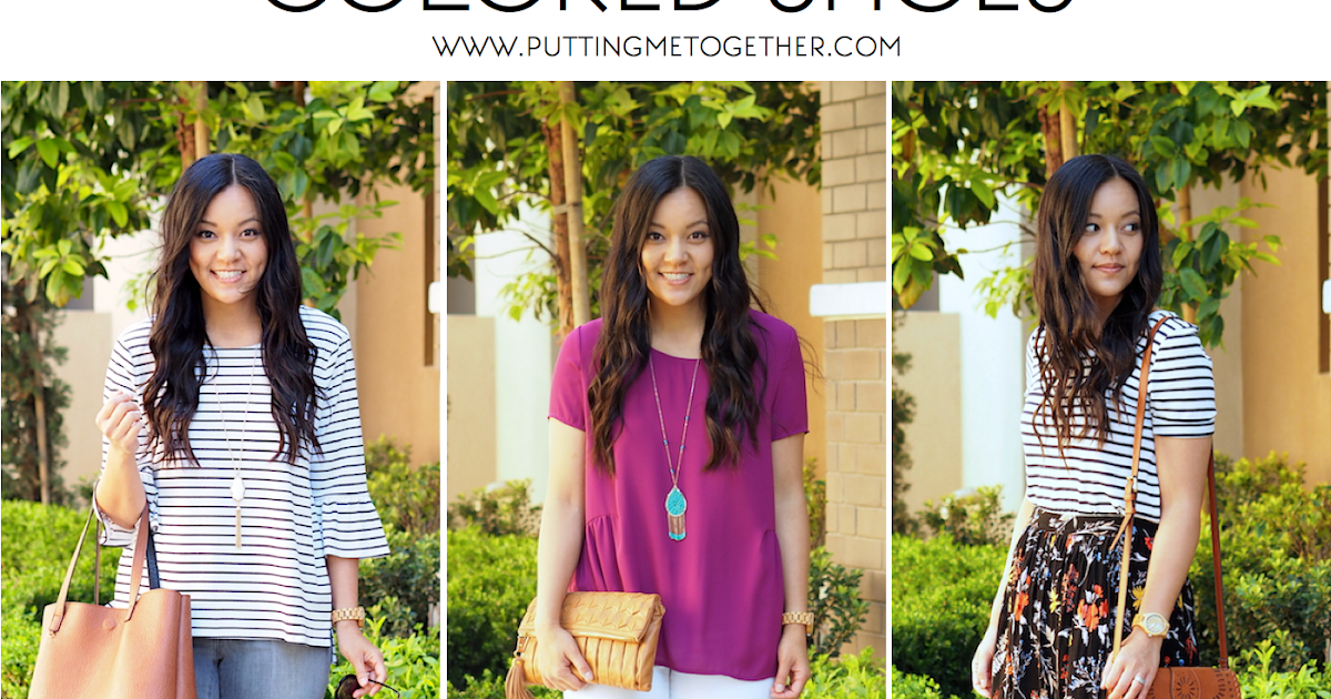 Putting Me Together How to Wear Colored Shoes