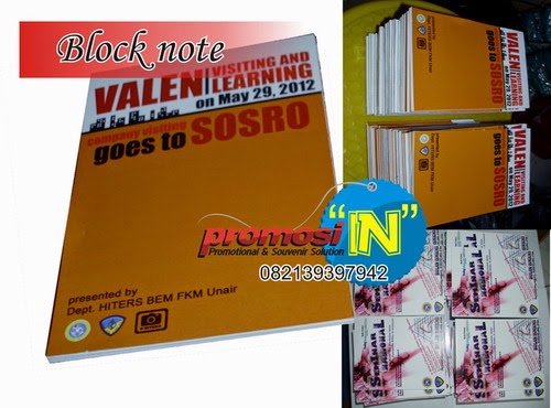 Blocknote Promosi Murah, Jual Buku Catatan Promosi, Blocknote Souvenir, Buku Catatan Sablon, Blocknote Press