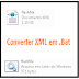Converter XML para arquivo .BAT