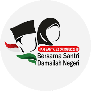 Logo Hari Santri Nasional Tahun 2018 cdr