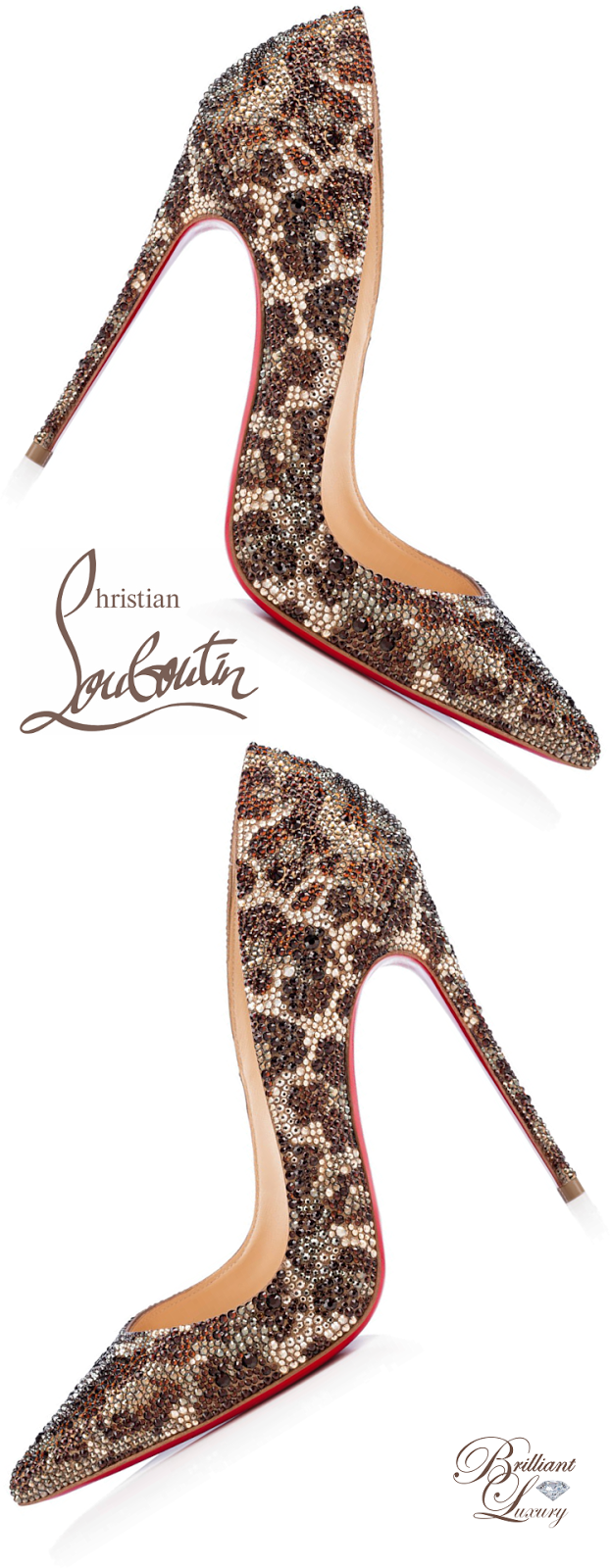 Brilliant Luxury by Emmy DE ♦ Christian Louboutin 'So Kate' Strass