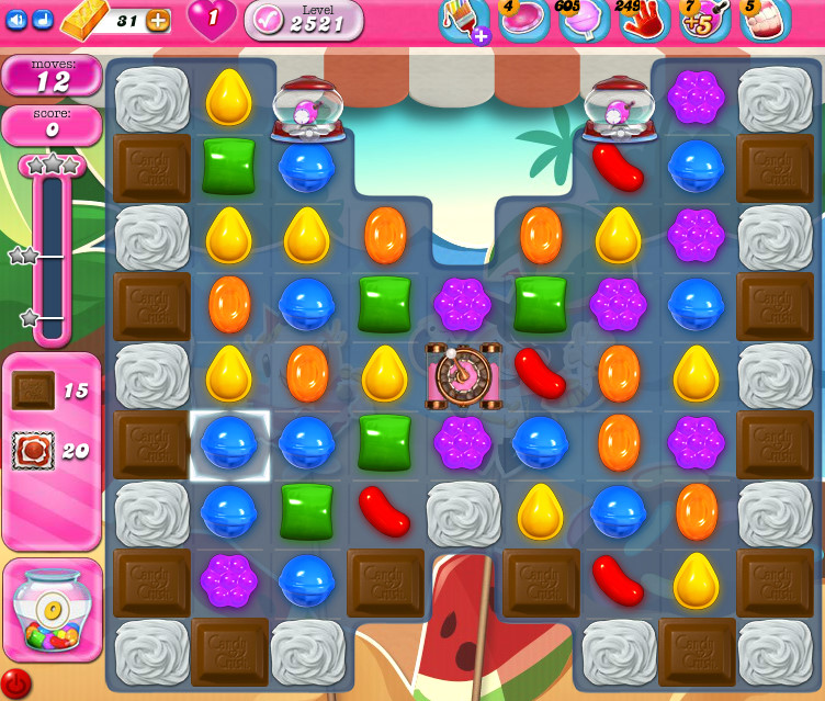Candy Crush Saga level 2521