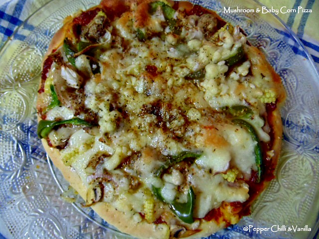 how to make veg pizza