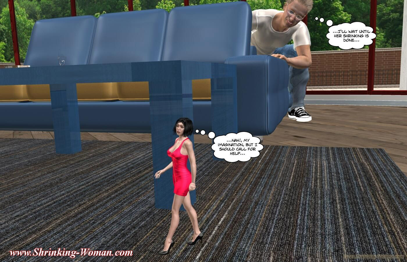 Giantess Erodreams: Shrinking Woman - Update Dec/29/2017.