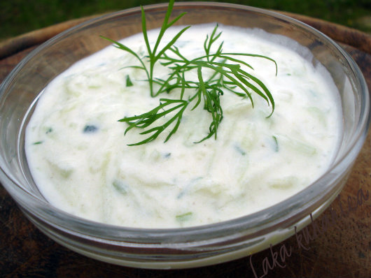 Tzatziki Tzatziki by Laka kuharica: creamy, tangy cucumber dip.