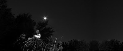 Scarecrow at night - Halloween holiday photography for Bindlegrim by Robert Aaron Wiley