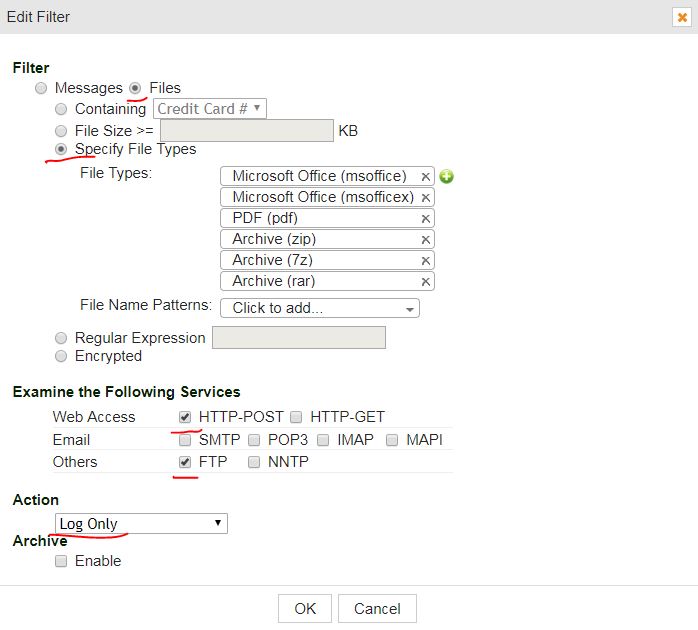 Pratik Bilişim Notları Fortigate DLP (Data Leak Prevention