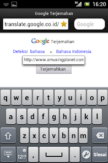 Cara menerjemahkan situs atau website bahasa asing menggunakan google translate via opera mini mobile