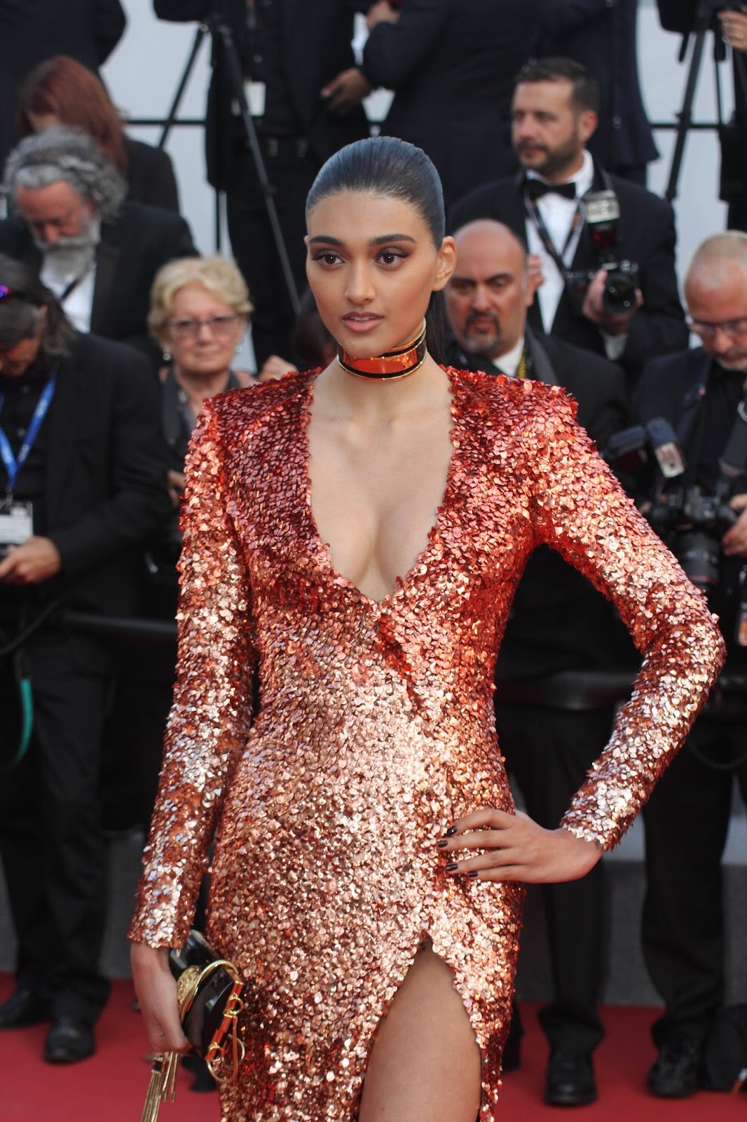 Neelam Gill Super Sexy Cleavage Show At 'The Beguiled' Premiere During The 70th Cannes Film Festival 2017