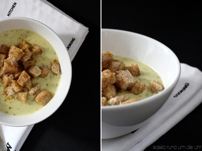 SaskiarundumdieUhr: Zucchini-Kartoffel Creme Suppe....