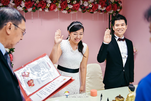 Chinese Wedding ROM at Thean Hou Temple 天后宫 婚姻注册
