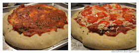 Pizza lovers! Try this focaccia bread pizza recipe from www.abrideonabudget.com!