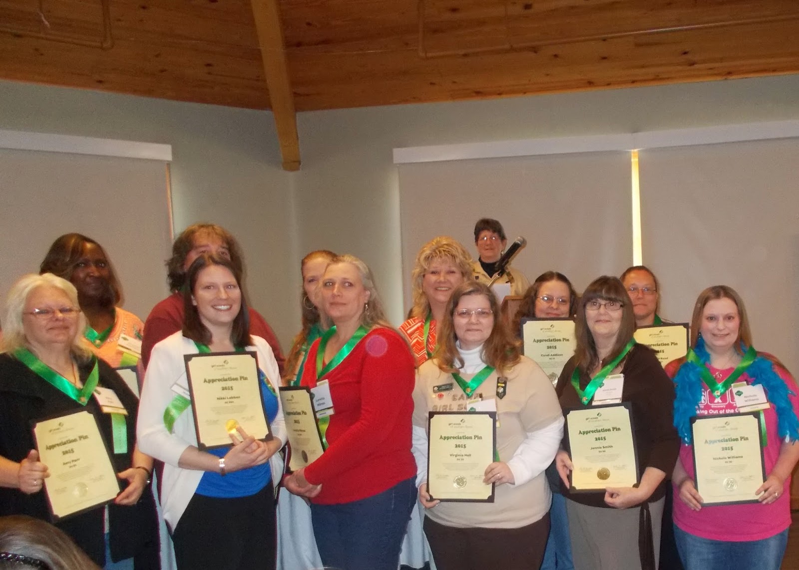 Girl Scouts of Southern Illinois Girl Scouts' Appreciation Pin Awarded