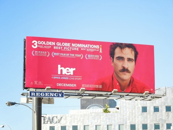 Her movie billboard